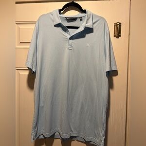 Travis Mathew Sky Blue Polo Shirt
